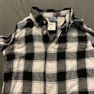 Little Lad 24m Plaid Button Long Sleeve